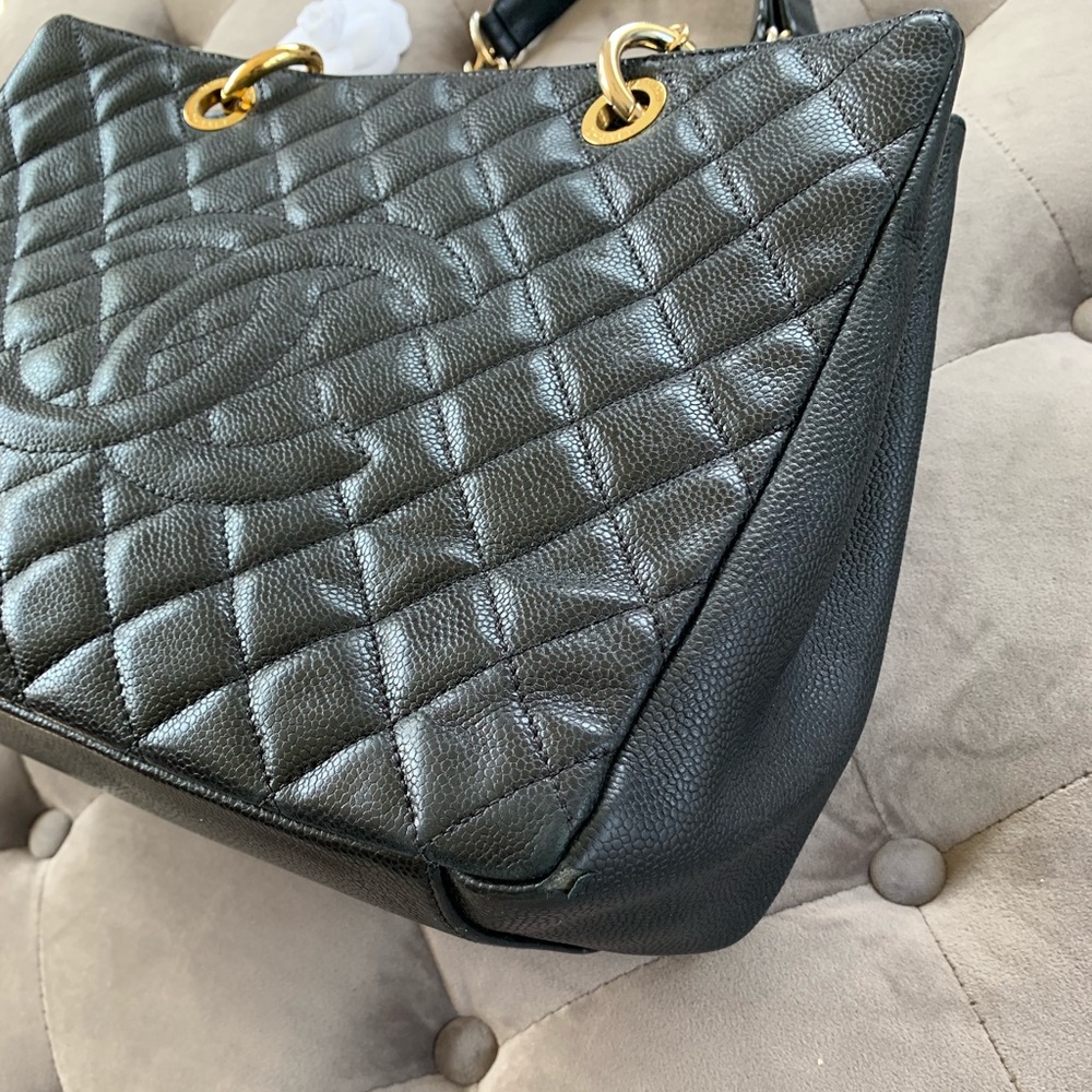 🚫⛔️SOLD⛔️🚫Chanel gst black quilted caviar - Picture 3 of 8